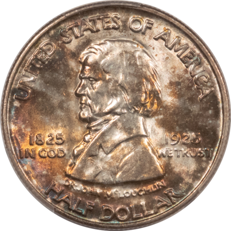 Early Commems 1925 FORT VANCOUVER COMMEMORATIVE HALF DOLLAR – PCGS MS-65, REALLY PRETTY! PQ!