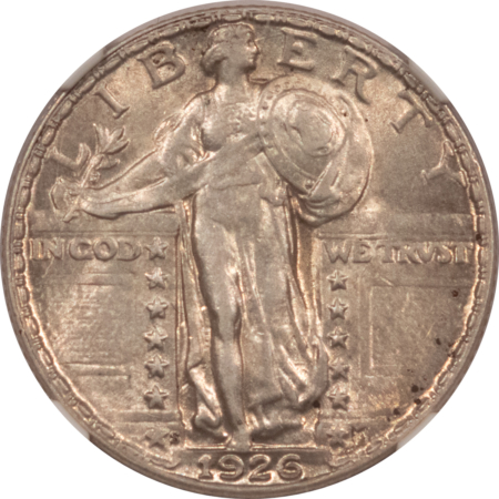 New Certified Coins 1926-S STANDING LIBERTY QUARTER – NGC AU-58