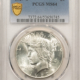 Dollars 1928 $1 PEACE DOLLAR – PCGS MS-64, WHITE AND NICE!