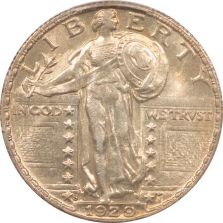 New Certified Coins 1929-S STANDING LIBERTY QUARTER – PCGS AU-58 LOOKS UNC!
