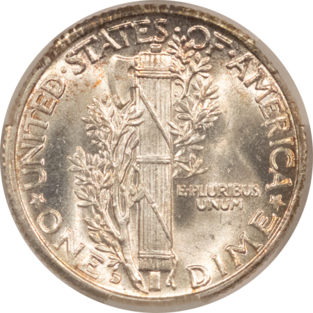 CAC Approved Coins 1931-D MERCURY DIME – CACG MS-64 FB, BLAZING! CAC APPROVED!