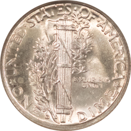 Dimes 1931-D MERCURY DIME – NGC MS-66 FB, SUPERB!