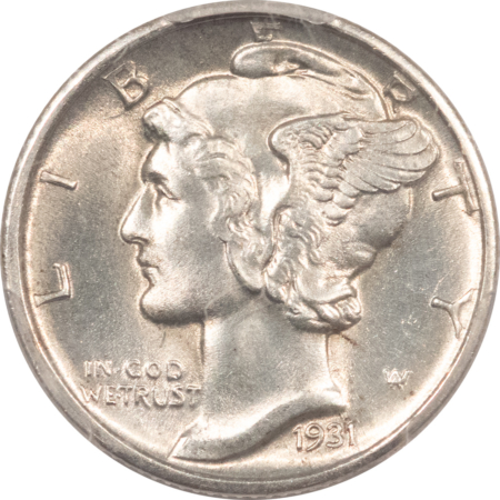 Dimes 1931-D MERCURY DIME – PCGS MS-63 FB