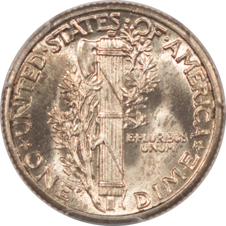 Dimes 1935 MERCURY DIME – PCGS MS-64 FB, BLAZING LUSTROUS!