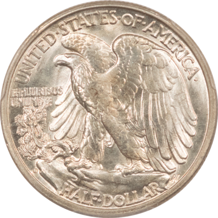 Half Dollars 1935-D WALKING LIBERTY HALF DOLLAR – PCGS MS-65 BLAZING WHITE & PREMIUM QUALITY!