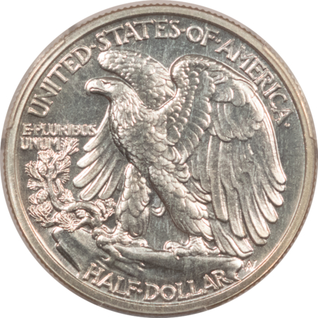 Half Dollars 1936 PROOF WALKING LIBERTY HALF DOLLAR PCGS PR-66, BLAST WHITE, PREMIUM QUALITY!