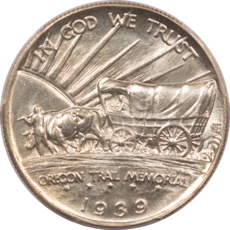 Early Commems 1939-S OREGON COMMEMORATIVE HALF DOLLAR – PCGS MS-65