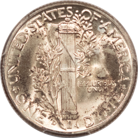 Dimes 1944-D MERCURY DIME – PCGS MS-67+ FB, FRESH & PREMIUM QUALITY! SUPERB!