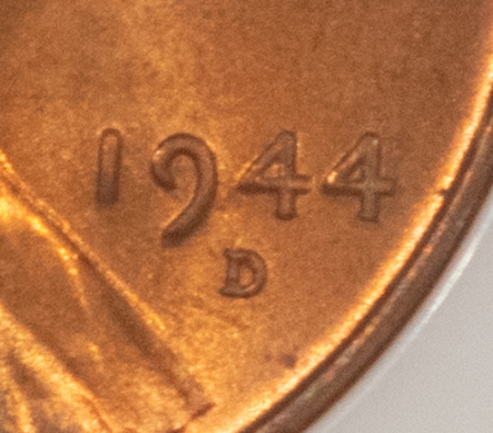 Lincoln Cents (Wheat) 1944-D/S LINCOLN CENT FS-301 – NGC MS-64 RB, LOTS OF RED, THIS STRONG & BEST D/S
