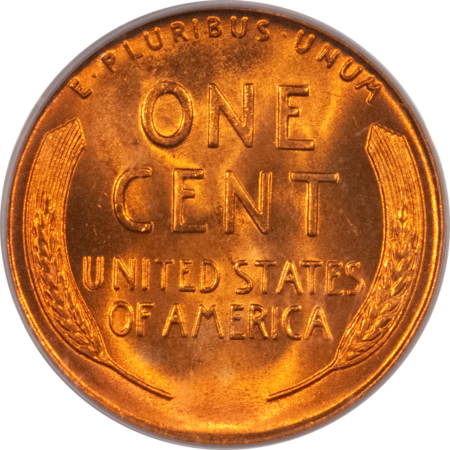 Lincoln Cents (Wheat) 1951-D LINCOLN CENT – PCGS MS-66 RD BLAZING LUSTER & PQ!