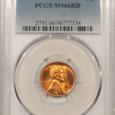 Lincoln Cents (Wheat) 1951-D LINCOLN CENT – PCGS MS-66 RD, BLAZER