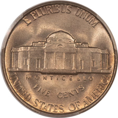 Jefferson Nickels 1951-D JEFFERSON NICKEL – PCGS MS-66 FS, TOUGH & FULL STEPS
