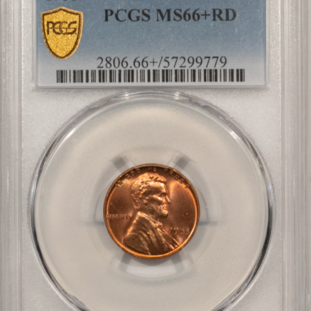 Lincoln Cents (Wheat) 1953 LINCOLN CENT – PCGS MS-66+RD, LOOKS SUPERB! PREMIUM QUALITY!