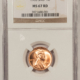 Lincoln Cents (Wheat) 1944-D/S LINCOLN CENT FS-301 – NGC MS-64 RB, LOTS OF RED, THIS STRONG & BEST D/S