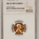 Lincoln Cents (Memorial) 1965 SMS LINCOLN CENT – NGC MS-67 RD