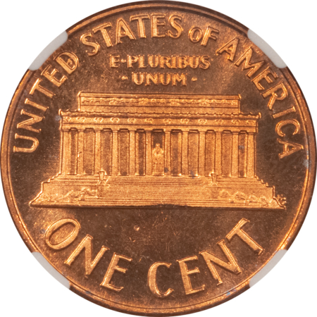 Lincoln Cents (Memorial) 1966 SMS LINCOLN CENT – NGC MS-67 RD CAMEO, RARE & LOW-POP!
