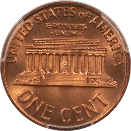 Lincoln Cents (Memorial) 1972 LINCOLN CENT, DOUBLED DIE OBVERSE – PCGS MS-66+ RD, BLAZING RED!
