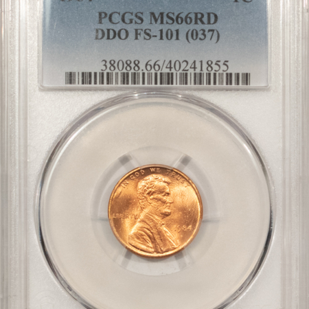 Lincoln Cents (Memorial) 1984 LINCOLN CENT, DDO FS-101 (037) – PCGS MS-66 RD