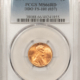 Lincoln Cents (Memorial) 1983 LINCOLN CENT, DOUBLED DIE REVERSE – PCGS MS-64 RD