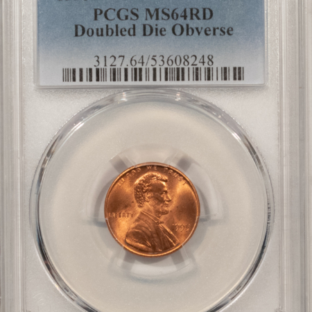 Lincoln Cents (Memorial) 1995 DOUBLED DIE OBVERSE LINCOLN CENT – PCGS MS-64 RD, RED FROM A FRESH ROLL!