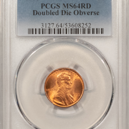 Lincoln Cents (Memorial) 1995 DOUBLED DIE OBVERSE LINCOLN CENT – PCGS MS-64 RD, RED FROM A FRESH ROLL!