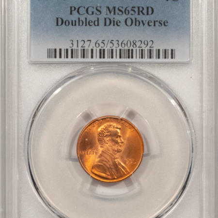 Lincoln Cents (Memorial) 1995 DOUBLED DIE OBVERSE LINCOLN CENT – PCGS MS-65 RD GEM RED FROM A FRESH ROLL!