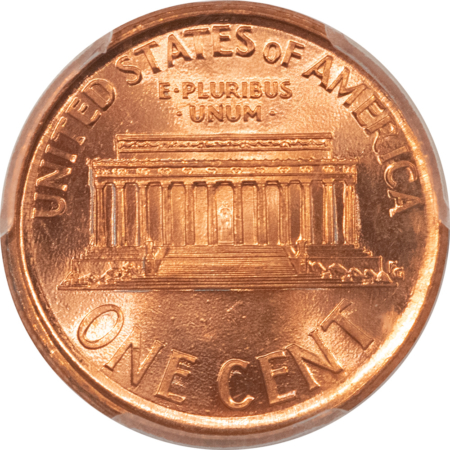 Lincoln Cents (Memorial) 1999 LINCOLN CENT, BROADSTRUCK MINT ERROR – PCGS MS-65 RD