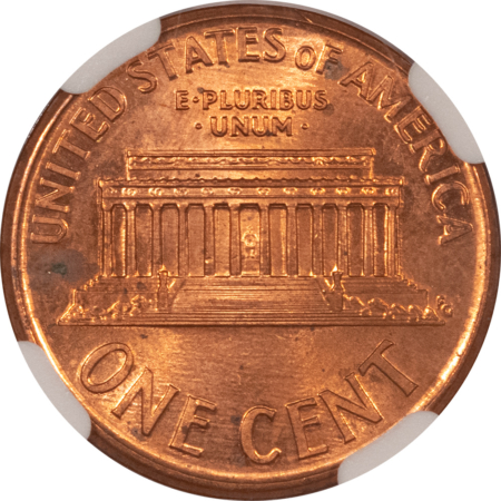 Lincoln Cents (Memorial) 2000 LINCOLN CENT, MINT ERROR BROADSTRUCK – NGC MINT ERROR BRILLIANT UNCIRC!