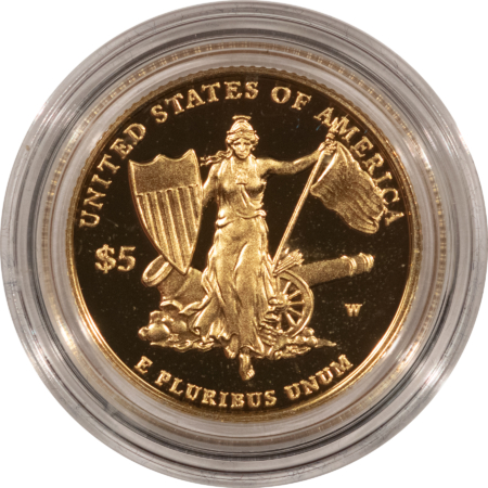 Gold Commems 2011-W $5 GOLD PROOF MEDAL OF HONOR COMMEMORATIVE COIN – GEM PROOF W/ BOX/COA!