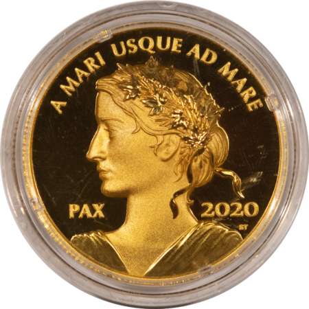 Bullion 2020 CANADA $200 1 OZ .99999 FINE GOLD PAX PEACE DOLLAR HIGH RELIEF PROOF SCARCE