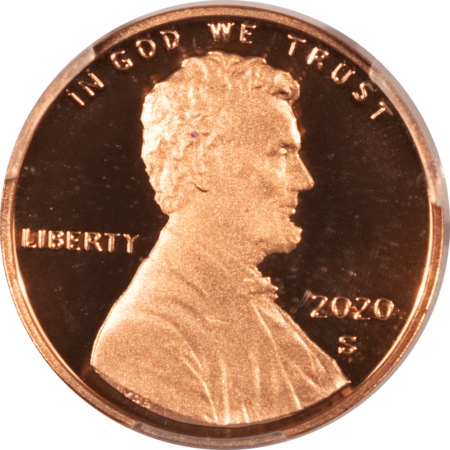 Lincoln Cents (Memorial) 2020-S PROOF LINCOLN SHIELD CENT – PCGS PR-70 RD DCAM, FIRST STRIKE!