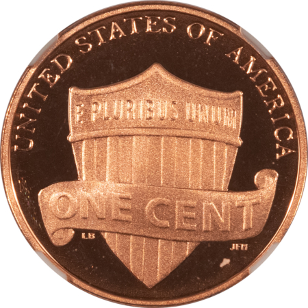 Lincoln Cents (Memorial) 2022-S PROOF LINCOLN SHIELD CENT – NGC PF-70 RD ULTRA CAMEO, 1ST DAY OF ISSUE!
