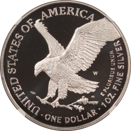 American Silver Eagles 2025-W PROOF AMERICAN SILVER EAGLE LASER ENGRAVED PRIVY NGC PF70 UCAM FIRST DAY