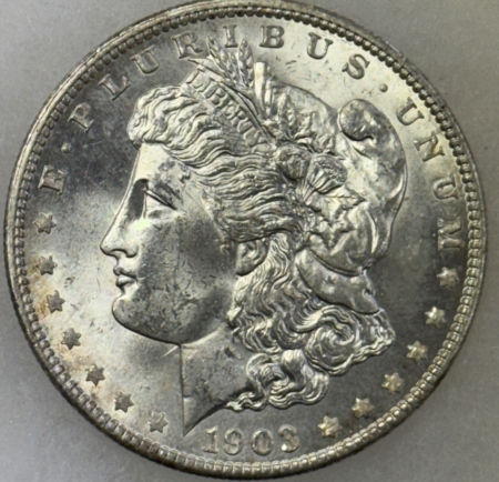 Dollars 1903-O $1 MORGAN DOLLAR – CHOICE+ BRILLIANT UNCIRCULAED KEY-DATE!