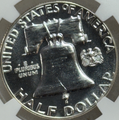 Franklin Halves 1957 PROOF FRANKLIN HALF DOLLAR – NGC PF-67, SUPERB AND WHITE!