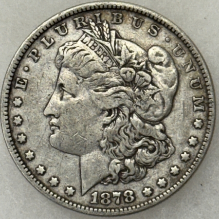 Dollars 1878 8TF $1 MORGAN DOLLAR – NICE HIGH GRADE CIRCULATED! FIRST MORGAN DOLLAR!