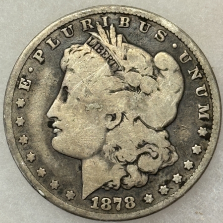 Dollars 1878-CC $1 MORGAN DOLLAR – LOW GRADE CIRCULATED! CARSON CITY!