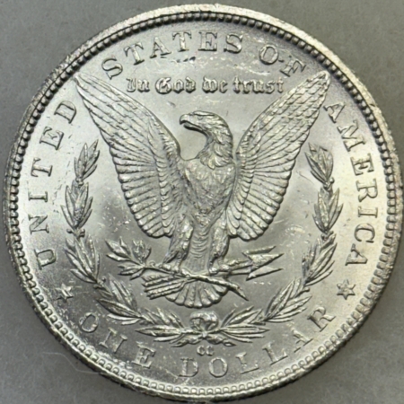 Dollars 1884-CC $1 MORGAN DOLLAR – FROSTY CHOICE BRILLIANT UNCIRCULATED! CARSON CITY!