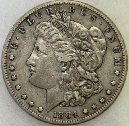 Dollars 1884-S $1 MORGAN DOLLAR – NICE HIGH GRADE CIRCULATED EXAMPLE! TOUGHER DATE!
