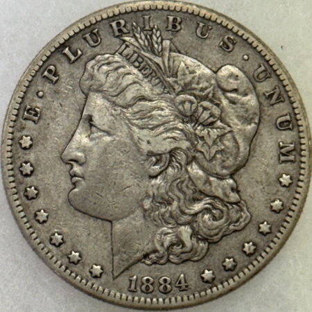 Dollars 1884-S $1 MORGAN DOLLAR – NICE HIGH GRADE CIRCULATED EXAMPLE! TOUGHER DATE!