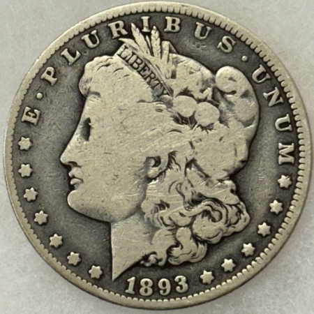 Dollars 1893-O $1 MORGAN DOLLAR – NICE PLEASING CIRCULATED EXAMPLE! KEY-DATE!