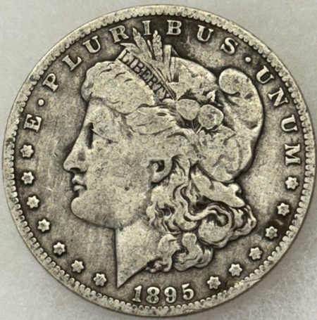 Dollars 1895-O $1 MORGAN DOLLAR – NICE PLEASING CIRCULATED EXAMPLE! KEY-DATE
