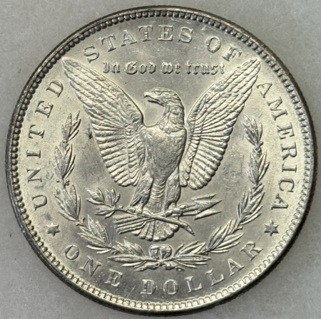 Dollars 1899 $1 MORGAN DOLLAR – WHITE HIGH GRADE EXAMPLE, NEARLY FULL BU!