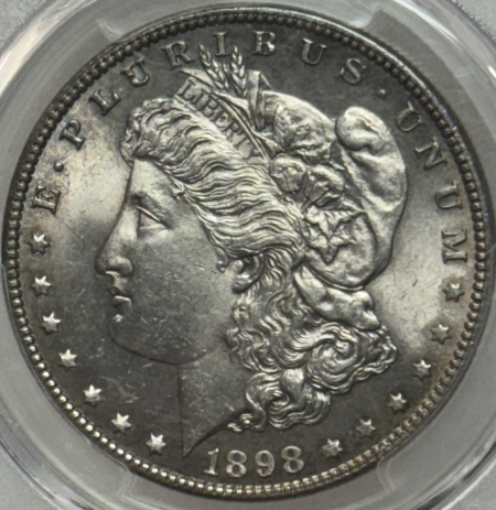 Dollars 1898 $1 MORGAN DOLLAR – PCGS MS-63, FRESH & CHOICE!