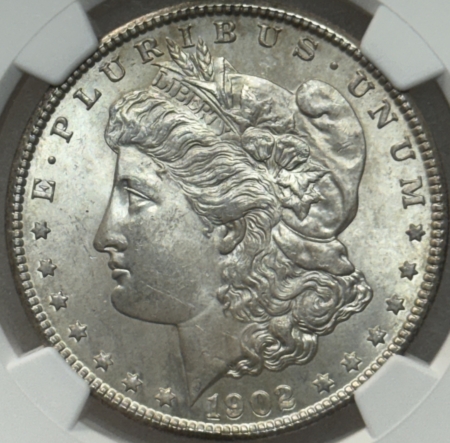 Dollars 1902-O $1 MORGAN DOLLAR – NGC MS-64, ORIGINAL!