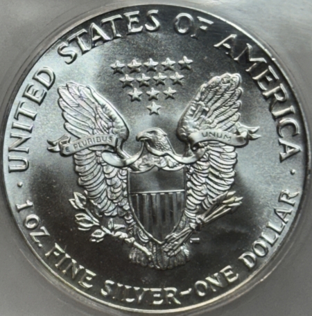American Silver Eagles 1988 $1 AMERICAN SILVER EAGLE SET 1 OZ .999 ICG MS-69, 20TH ANNIVERSARY #70/1986
