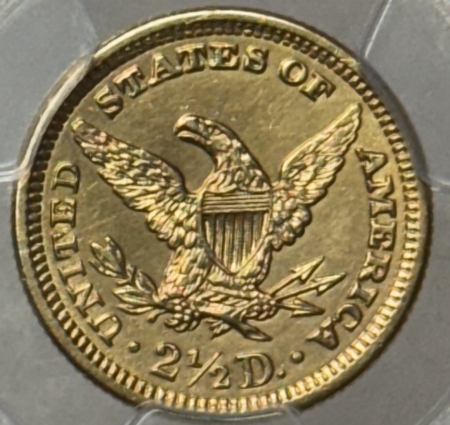 $2.50 1907 $2.50 LIBERTY GOLD QUARTER EAGLE – PCGS GENUINE REPAIRED-AU DETAIL!