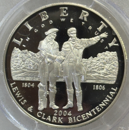Modern Commems 2004-P PROOF LEWIS & CLARK $1 SILVER COMMEMORATIVE – PCGS PR-69 DCAM