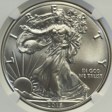 American Silver Eagles 2016 $1 AMERICAN SILVER EAGLE 1 OZ .999 NGC MS69 30TH ANNIVERSARY EARLY RELEASES