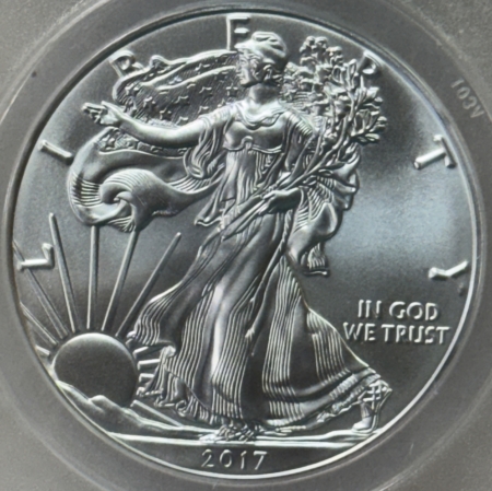 American Silver Eagles 2017 (W) $1 AMERICAN SILVER EAGLE  1 OZ .999 COMPLETE MINT STATE SET ANACS MS-69